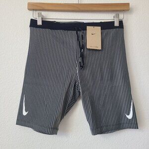 Nike ADV Aeroswift 1/2 Lenght Running Racing Tights Shorts DM4622-015 Size M